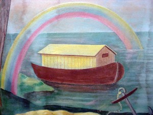 "Noah's Ark with Rainbow by Brother Jones" by Svadilfari