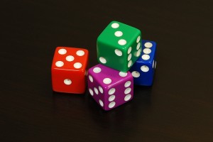 Four Random Dice, image by dullhunk