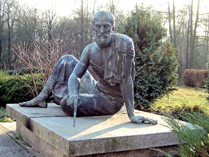 "Archimedes, as Sculpted by Gerhard Thieme, understood buoyancy" image by SpreeTom