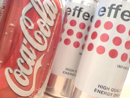 "Coca-Cola and Effect Energy Drink" image by by tskdesign
