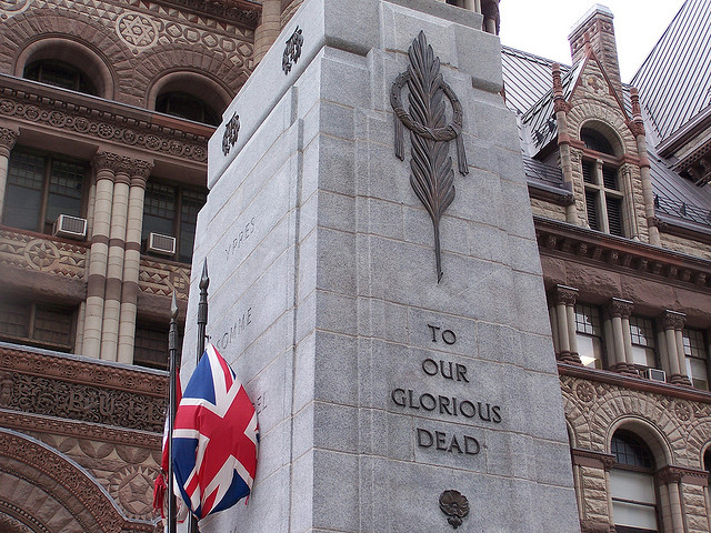 "Cenotaph at Old City Hall in Toronto Ontario" image by Wanda G (Wanda Gould)