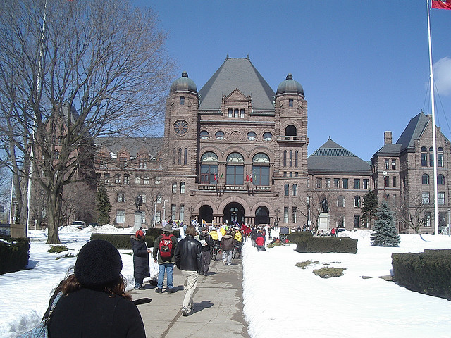 "Iraq War Protest at Queens Park, Toronto" image by Commodore Gandalf Cunningham