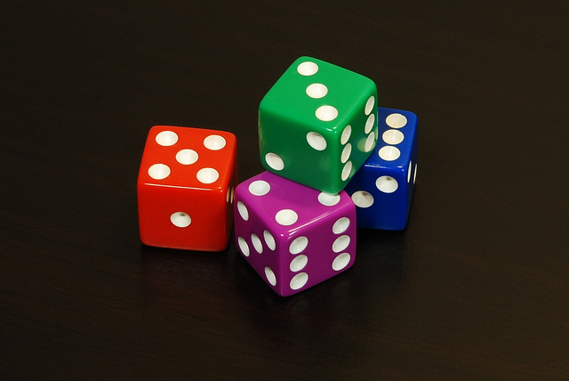 "Four Random Dice" : Image by dullhunk