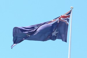 "Australian Flag near Darling Harbour, Australia" image by rjackb