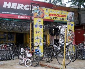 "Bicycle Shop in Gurgaon, India" image by comprock (Michael Cannon)