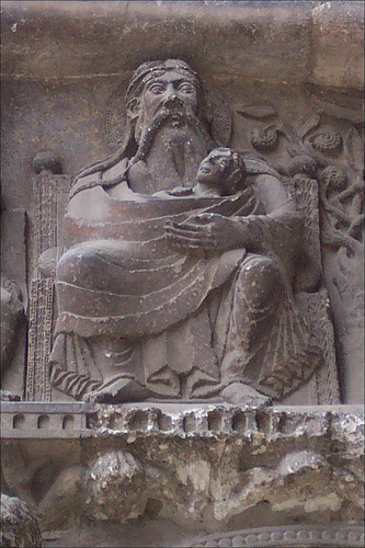 "A Father Figure carving on Mouissac Cathedral" image by Ruth Temple (RuTemple)