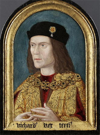 "A Painting of Richard the Third" image via Wikimedia Commons and Silverwhistle