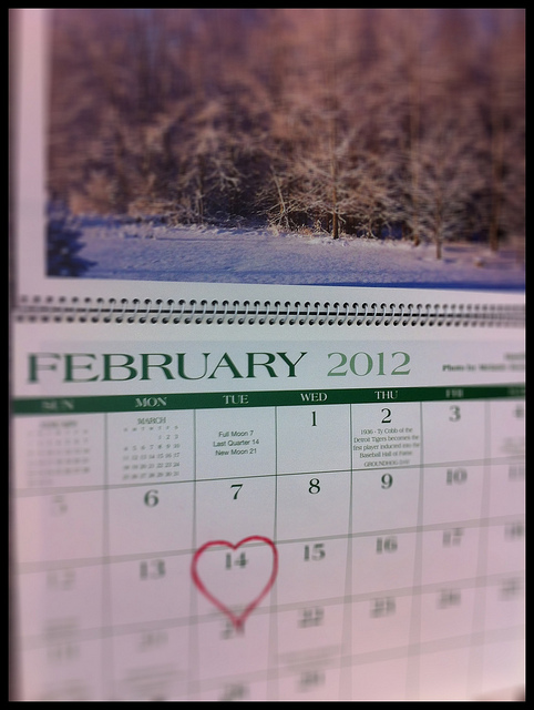 "Valentine Day on a Calendar" image by Daniel Moyle (danielmoyle)