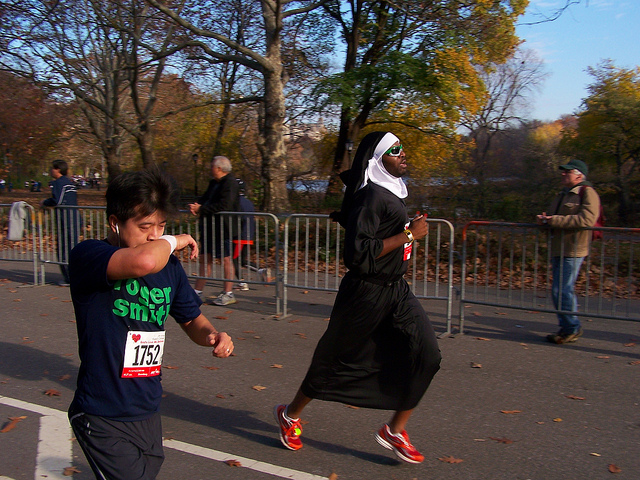 "Running in a Nun's Habit" image by Charles Smith (smith_cl9)
