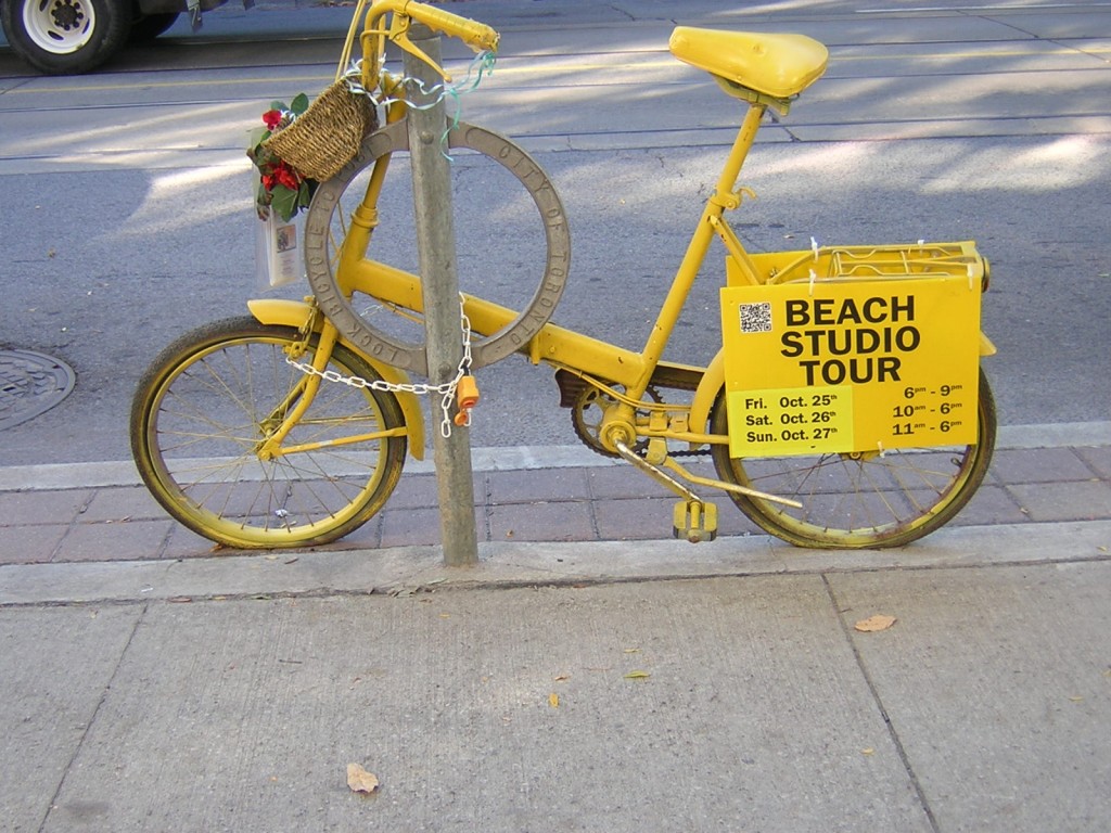 "Beach Studio Tour Bike Oct. 2013" image (c) by Mike DeHaan