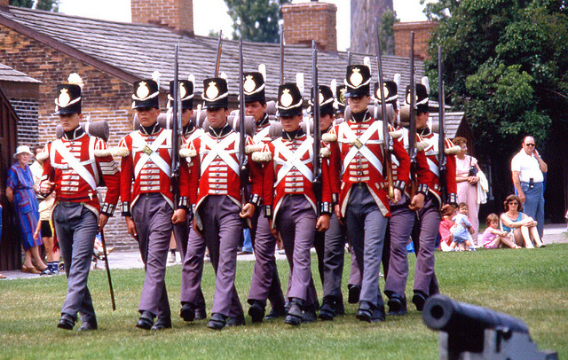 "Guarding Fort York in Toronto Ontario" image by Bobolink (Robert Taylor) under CC license