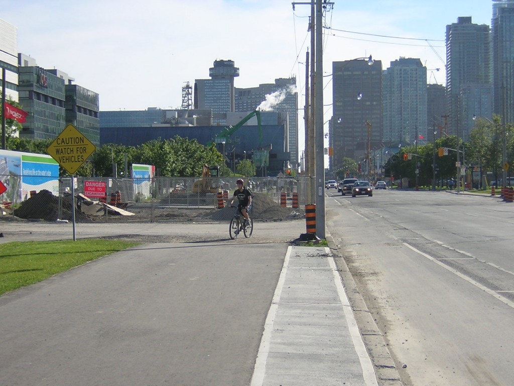 "The Martin Goodman Trail interrupted on Queens Quay" image (c) by Mike DeHaan