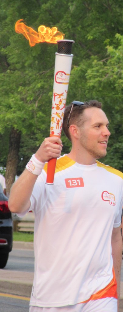 "Carrying the PanAm Torch to Woodbine Park" image (c) by Linda DeHaan